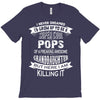 Super Cool Pops Of A Freaking Awesome Granddaughter T-Shirt