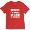 kiss me i'm drunk or irish V-Neck Tee