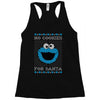 no cookies for santa Racerback Tank