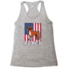 usa boxer flag Racerback Tank