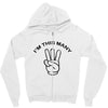 i'm this many Zipper Hoodie