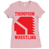 Thompson High School Wrestling (Vision Quest) Ladies Fitted T-Shirt