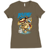 kick my ass Ladies Fitted T-Shirt