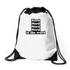 nerd is the word Drawstring Bags