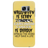 halloween is scary but carcinoid cancer is deadly spread the word help Samsung Galaxy S7 Edge Case