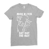 moo bitch Ladies Fitted T-Shirt
