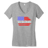 american flag we the people Women's V-Neck T-Shirt