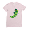 green animal Ladies Fitted T-Shirt