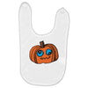 goofy pumpkin Baby Bibs