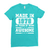 made in 1978 40 years of being awesome Ladies Fitted T-Shirt