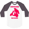 bear has no rules 3/4 Sleeve Shirt