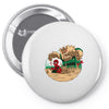 an amazing sand castle Pin-back button
