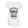 My Favorite People Call Me Mom Maternity Scoop Neck T-shirt