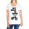 my bmx İs bike Ladies Curvy T-Shirt