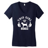 This Girl Loves Her Beagle Women's V-Neck T-Shirt