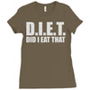 d.i.e.t Ladies Fitted T-Shirt