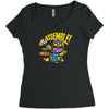 assemble! (yellow outline) Women's Triblend Scoop T-shirt