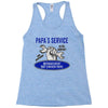 papa s service Racerback Tank