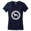 boxer brother wiggle butt club Women's V-Neck T-Shirt