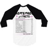 September Girl Facts Libra 3/4 Sleeve Shirt