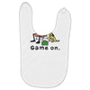 baseball game on short Baby Bibs