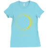 come the sun solar eclipse Ladies Fitted T-Shirt