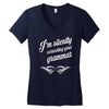 i'm silently correcting your grammar Women's V-Neck T-Shirt