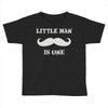 little man mustache first Toddler T-shirt