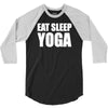 eat sleep yoga 3/4 Sleeve Shirt