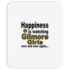 happiness is watching gilmore girls Mousepad
