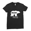mommy bear Ladies Fitted T-Shirt