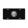 white zombie License Plate