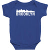 brooklyn city skyline silhouette Baby Bodysuit