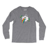 Rainbow Puke Long Sleeve Shirts