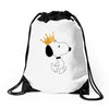 Crown Snoopy Drawstring Bags
