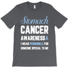 stomach cancer awaneress i wear periwinkle for someone special to me T-Shirt