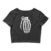 bones grenade jesse pinkman breaking the bad fully printed Crop Top