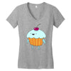 funny cartoon Women's V-Neck T-Shirt