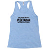 vegetarian ask yourself why not vegan food foodie tofu geek tee shirt Racerback Tank