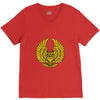 gold owl V-Neck Tee