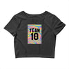 Holographic Team 10 Crop Top