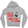 old school gamer Zipper Hoodie