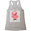 oh my god pig Racerback Tank
