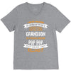 Super Cool Grandson Of A Freaking Awesome Pop Pop V-Neck Tee