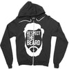 respect the beard Zipper Hoodie