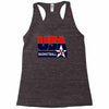 usa basketball logo Racerback Tank