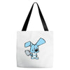 evil rabbit Tote Bags