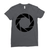 aperture science Ladies Fitted T-Shirt