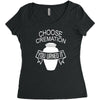 choose cremation Women's Triblend Scoop T-shirt
