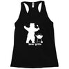 bear grills bbq funny Racerback Tank